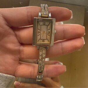Vintage Silver and Gold Mixed Metal Women's Watch